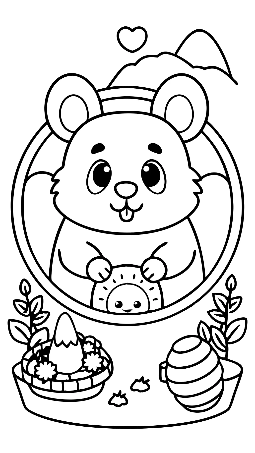 coloriages hamsters